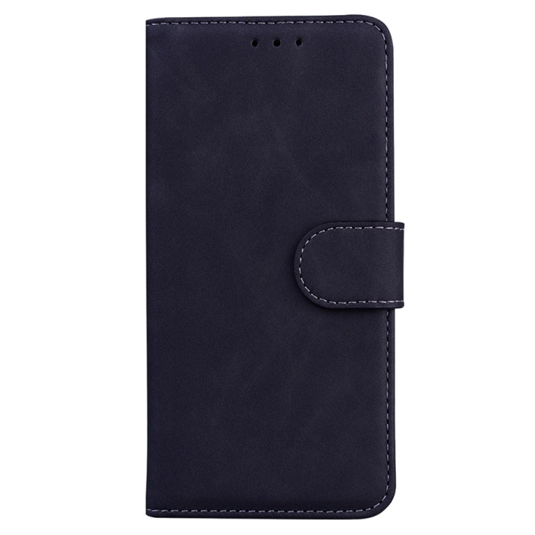 For Samsung Galaxy S25+ 5G Skin Feel Pure Color Flip Leather Phone Case(Black) - Galaxy S25+ 5G Cases by PMC Jewellery | Online Shopping South Africa | PMC Jewellery | Buy Now Pay Later Mobicred