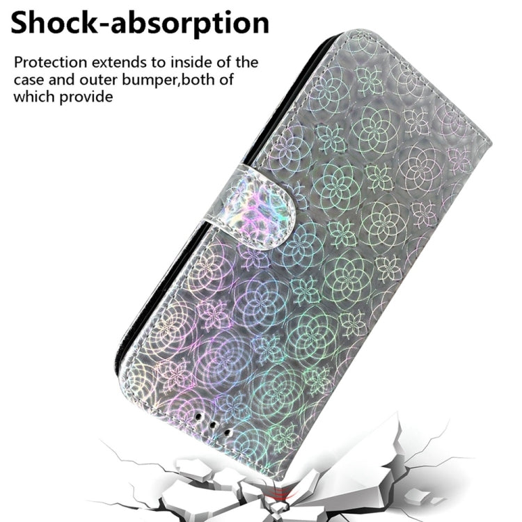 For Samsung Galaxy S25 5G Colorful Magnetic Buckle Leather Phone Case(Silver) - Galaxy S25 5G Cases by PMC Jewellery | Online Shopping South Africa | PMC Jewellery | Buy Now Pay Later Mobicred