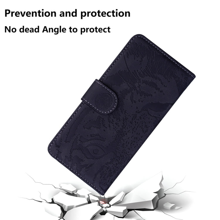 For Samsung Galaxy S25 Ultra 5G Tiger Embossing Pattern Flip Leather Phone Case(Black) - Galaxy S25 Ultra 5G Cases by PMC Jewellery | Online Shopping South Africa | PMC Jewellery | Buy Now Pay Later Mobicred
