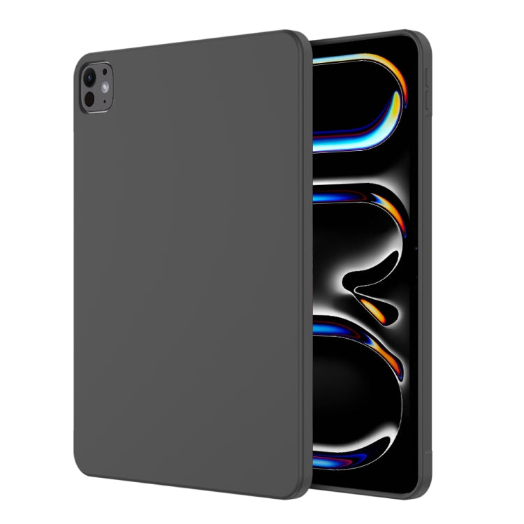 For iPad Pro 11 2024 Mutural Silicone Microfiber Tablet Case(Black) - free shipping - PMc TechLife - Order now!