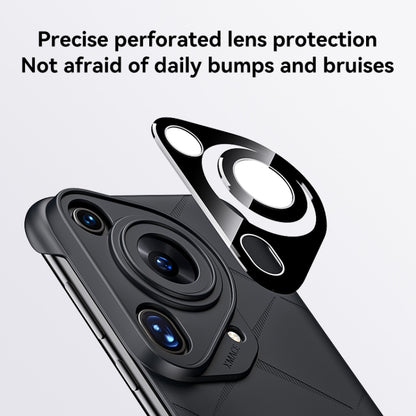 For Huawei Pura 70 Pro Borderless Upshrink Camera Protection Magnetic Phone Case(Black) - Huawei Cases by PMC Jewellery | Online Shopping South Africa | PMC Jewellery | Buy Now Pay Later Mobicred