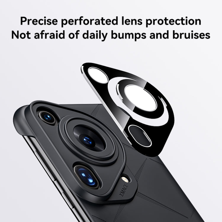 For Huawei Pura 70 Borderless Upshrink Camera Protection Magnetic Phone Case(Silver) - Huawei Cases by PMC Jewellery | Online Shopping South Africa | PMC Jewellery | Buy Now Pay Later Mobicred