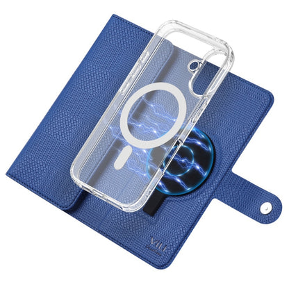 For iPhone 15 Pro ViLi GHA-C Series RFID MagSafe Magnetic Flip Leather Phone Case(Blue) - iPhone 15 Pro Cases by ViLi | Online Shopping South Africa | PMC Jewellery | Buy Now Pay Later Mobicred