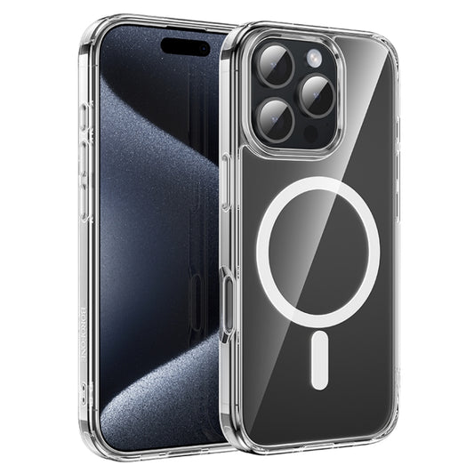 For iPhone 16 Pro BOROFONE BI5 Ice Shield Series MagSafe Magnetic Phone Case(Transparent) - iPhone 16 Pro Cases by Borofone | Online Shopping South Africa | PMC Jewellery | Buy Now Pay Later Mobicred