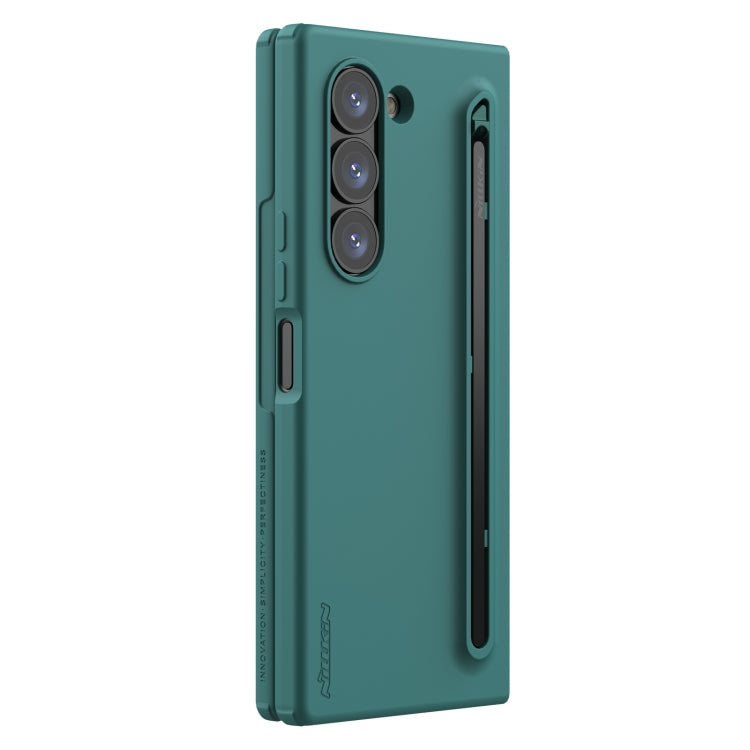 For Samsung Galaxy Z Fold6 5G NILLKIN Flex Pure PC + Liquid Silicone Phone Case with S Pen(Green) - Galaxy Z Fold6 5G Cases by NILLKIN | Online Shopping South Africa | PMC Jewellery | Buy Now Pay Later Mobicred