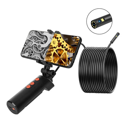 F280 8mm 1080P IP68 Waterproof Dual Camera WiFi Digital Endoscope, Length:10m Hard Cable(Black) -  by PMC Jewellery | Online Shopping South Africa | PMC Jewellery | Buy Now Pay Later Mobicred