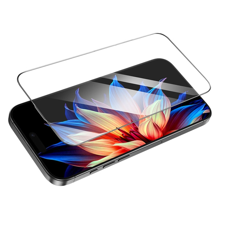 For iPhone 16 Pro hoco A39 0.15mm Etched 3D HD Tempered Film - iPhone 16 Pro Tempered Glass by hoco | Online Shopping South Africa | PMC Jewellery | Buy Now Pay Later Mobicred