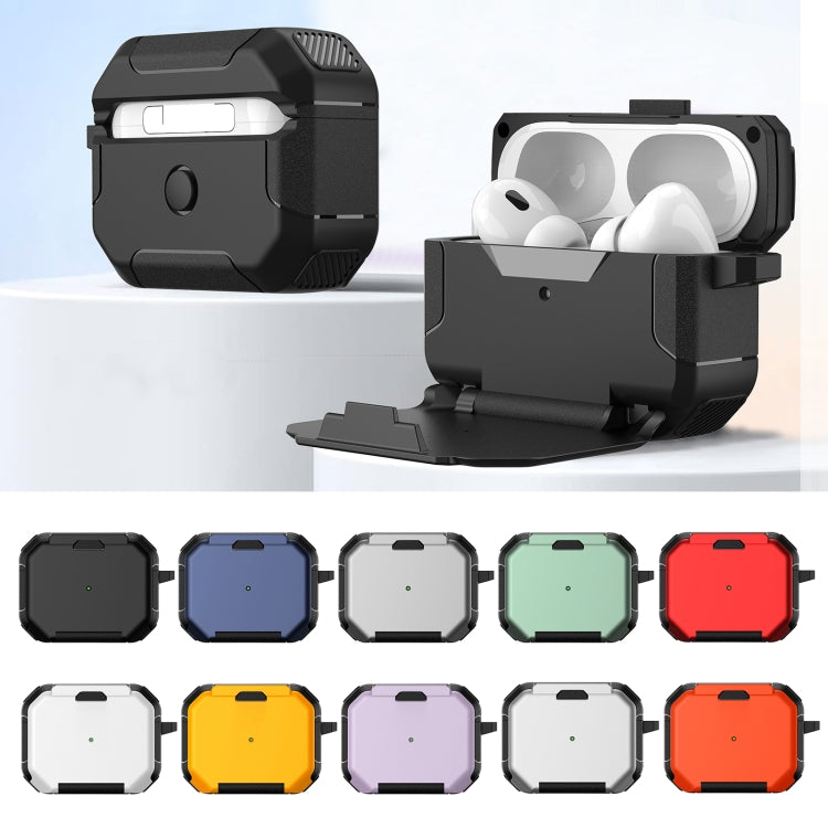 For AirPods Pro Phone Holder Design Earbuds Box Protective Case(Red) - For AirPods Pro by PMC Jewellery | Online Shopping South Africa | PMC Jewellery | Buy Now Pay Later Mobicred