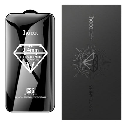 For iPhone 16 Plus / 15 Plus hoco A36 3D Full Screen HD Tempered Film - iPhone 16 Plus Tempered Glass by hoco | Online Shopping South Africa | PMC Jewellery | Buy Now Pay Later Mobicred