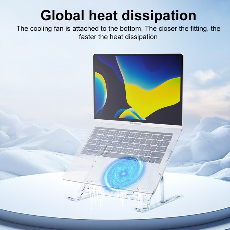 R- JUST HZ44 Aluminum Alloy Laptop Cooling Stand(Black) - free shipping - PMC Jewellery - Order now!