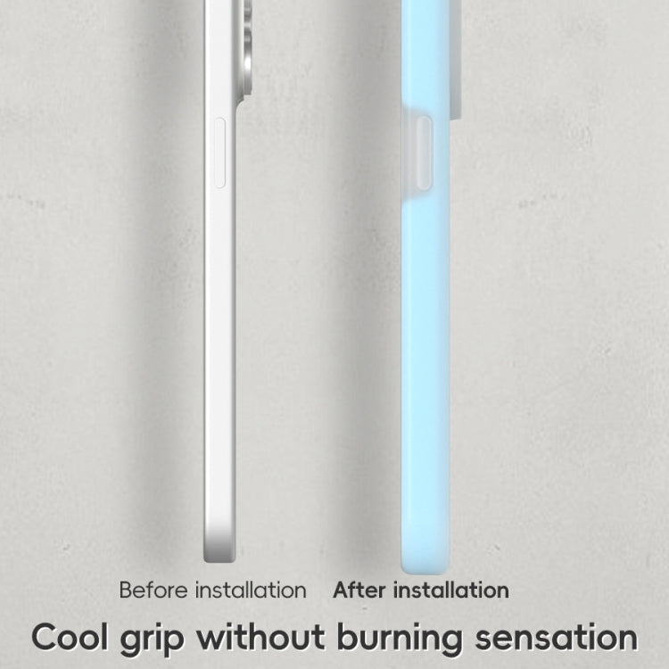For iPhone 16 Plus Jelly Liquid Silicone MagSafe Magnetic Phone Case(Blue) - iPhone 16 Plus Cases by PMC TechLife | Online Shopping South Africa | PMC TechLife | Buy Now Pay Later Mobicred