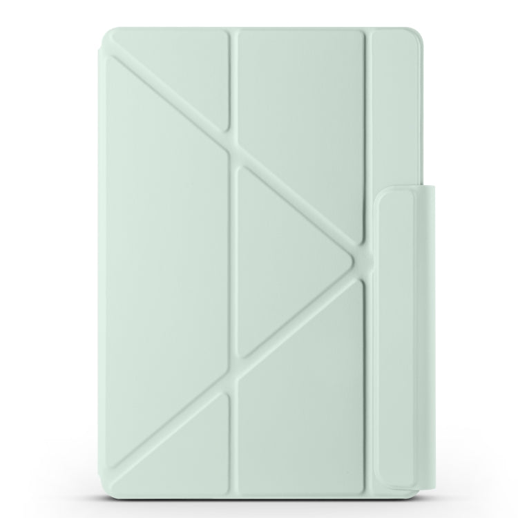 For Huawei MatePad 11.5 / 11.5S Fixed Buckle Magnetic Deformation Leather Tablet Case(Baby Green) - Huawei by PMC TechLife | Online Shopping South Africa | PMC TechLife | Buy Now Pay Later Mobicred