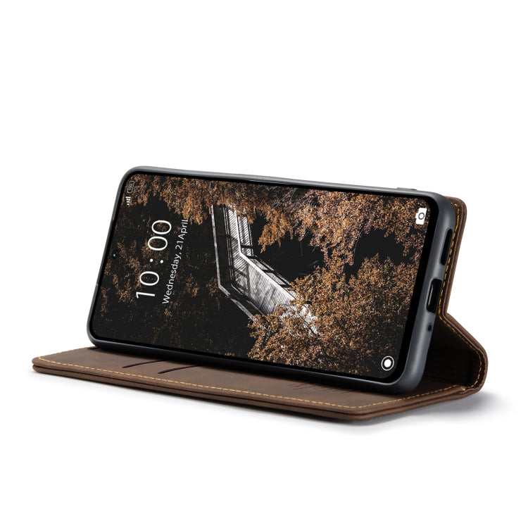 For Redmi 13 CaseMe 013 Multifunctional Horizontal Flip Leather Phone Case(Coffee) - Redmi 13 Cases by CaseMe | Online Shopping South Africa | PMC Jewellery | Buy Now Pay Later Mobicred