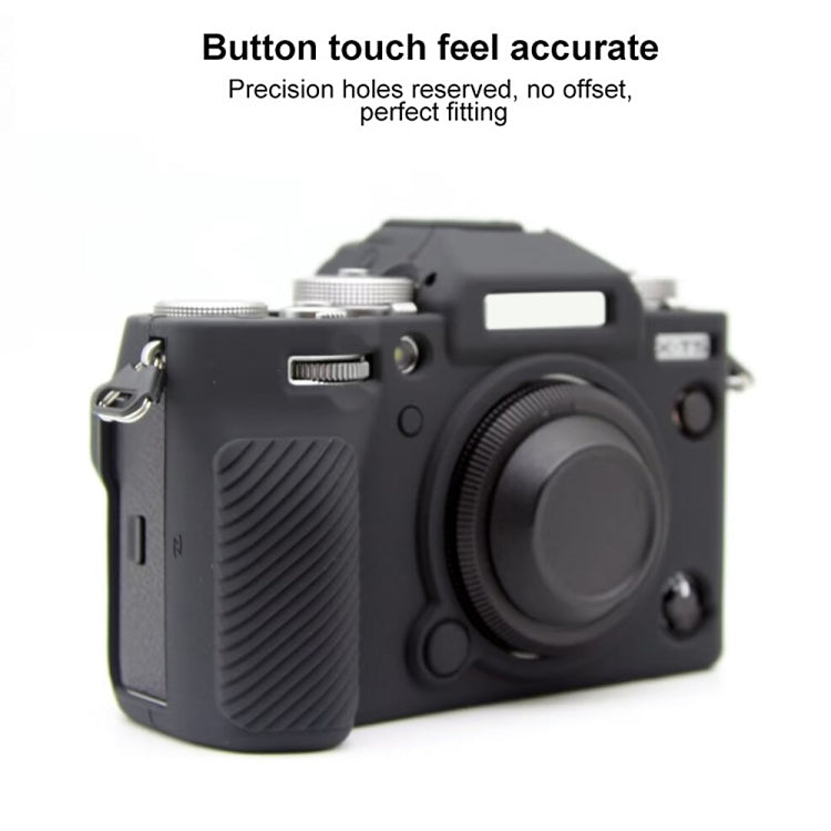 For FUJIFILM X-T5 Soft Silicone Protective Case(Black) - Protective Case by PMC TechLife | Online Shopping South Africa | PMC TechLife | Buy Now Pay Later Mobicred