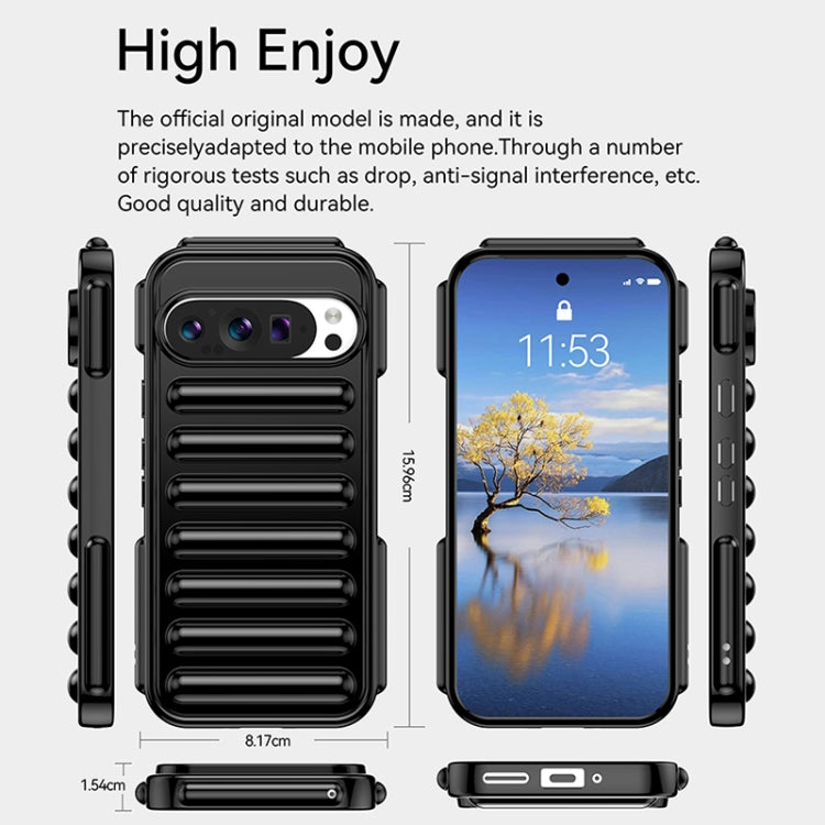 For Google Pixel 9 Pro Capsule Series Candy Color TPU Phone Case(Orange) - Google Cases by PMC TechLife | Online Shopping South Africa | PMC TechLife | Buy Now Pay Later Mobicred
