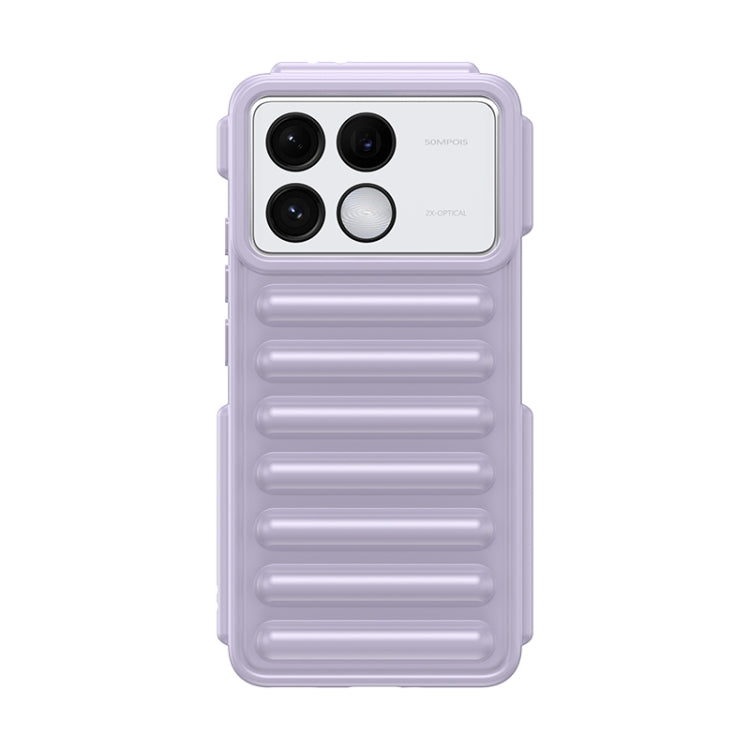 For Redmi K70 Capsule Series Candy Color TPU Phone Case(Purple) - K70 Cases by PMC Jewellery | Online Shopping South Africa | PMC Jewellery | Buy Now Pay Later Mobicred