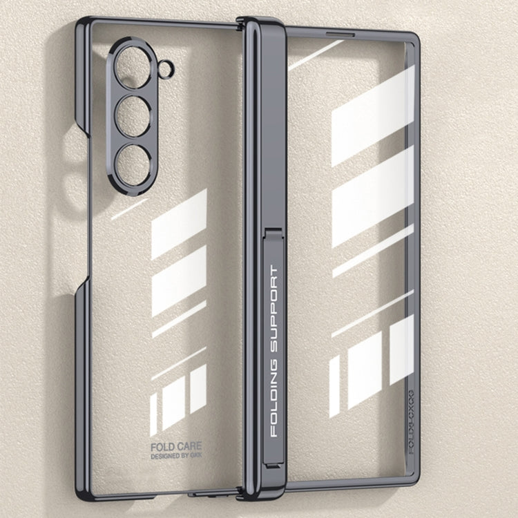 For Samsung Galaxy Z Fold6 GKK Integrated Magnetic Fold Electroplating Phantom Phone Case(Mountain Gray) - Galaxy Z Fold6 5G Cases by GKK | Online Shopping South Africa | PMC Jewellery | Buy Now Pay Later Mobicred