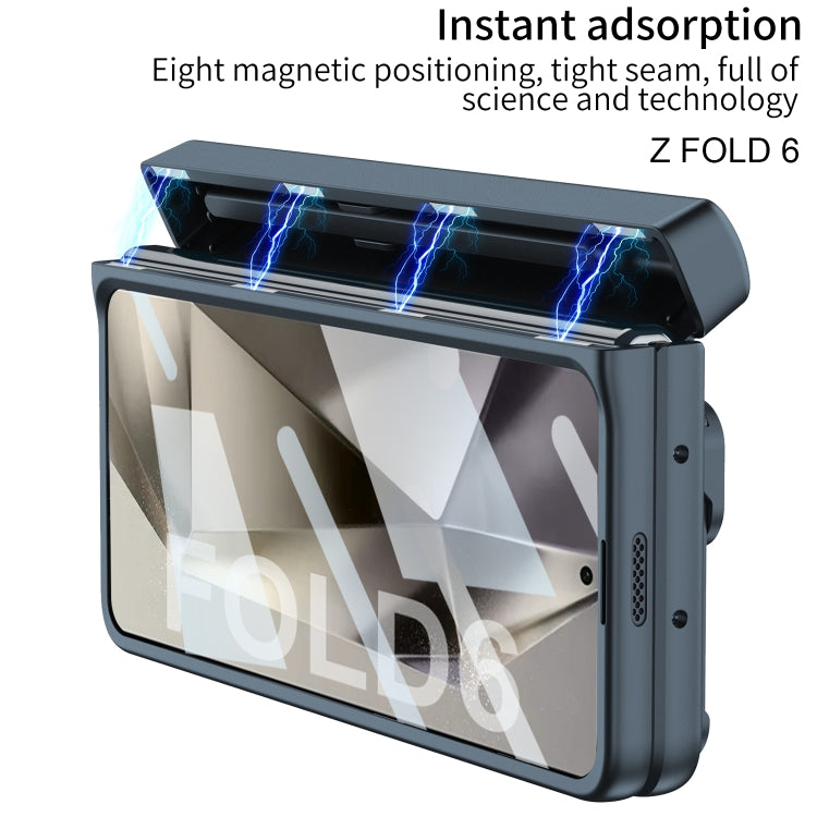 For Samsung Galaxy Z Fold6 GKK Integrated Folding Alloy Shell PC Phone Case with Pen Box, Not Included Pen(Titanium Gray) - Galaxy Z Fold6 5G Cases by GKK | Online Shopping South Africa | PMC Jewellery | Buy Now Pay Later Mobicred