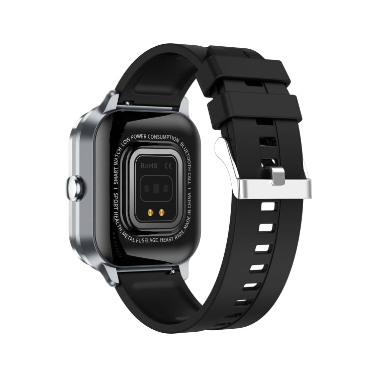 D8 Pro 2.01 inch 2 in 1 Bluetooth Earphone Silicone Strap Smart Watch, Support NFC with Cover(Space Grey) - Smart Watches by PMC TechLife | Online Shopping South Africa | PMC TechLife | Buy Now Pay Later Mobicred
