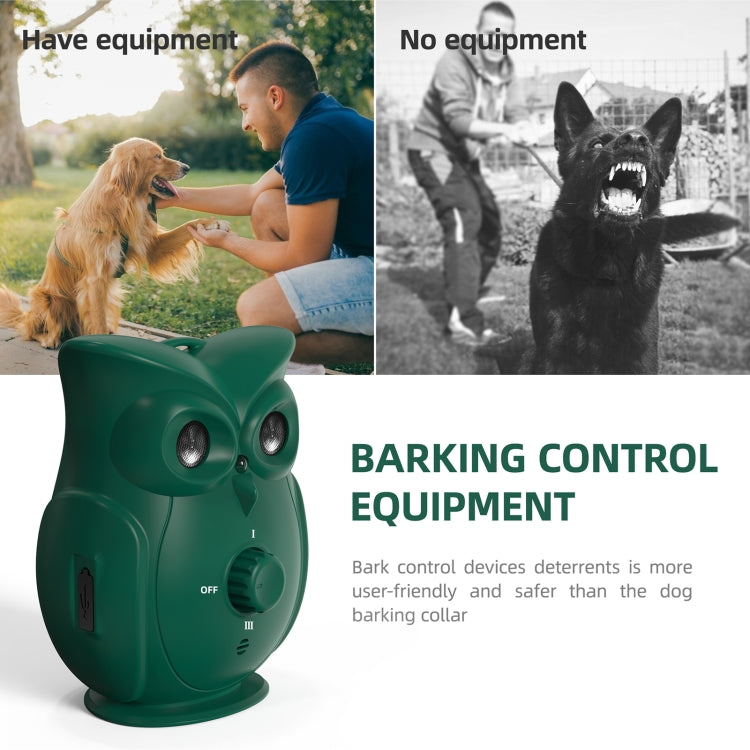 K16 Dual Ultrasonic Bark Stopper Dog Training Device(Green) - Training Aids by PMC TechLife | Online Shopping South Africa | PMC TechLife | Buy Now Pay Later Mobicred