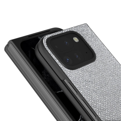 For Google Pixel 9 Pro Fold Diamond Frame Edge Full Coverage Phone Case(Jewel Silver) - Google Cases by PMC Jewellery | Online Shopping South Africa | PMC Jewellery | Buy Now Pay Later Mobicred