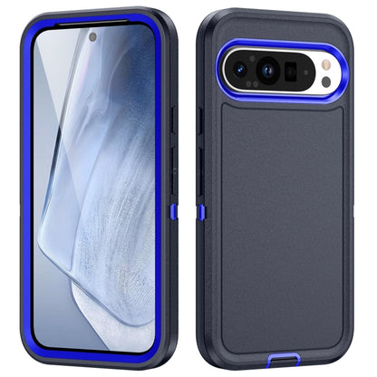 For Google Pixel 9 Life Waterproof Rugged PC + Silicone Phone Case(Dark Blue + Royal Blue) - Google Cases by PMC Jewellery | Online Shopping South Africa | PMC Jewellery | Buy Now Pay Later Mobicred