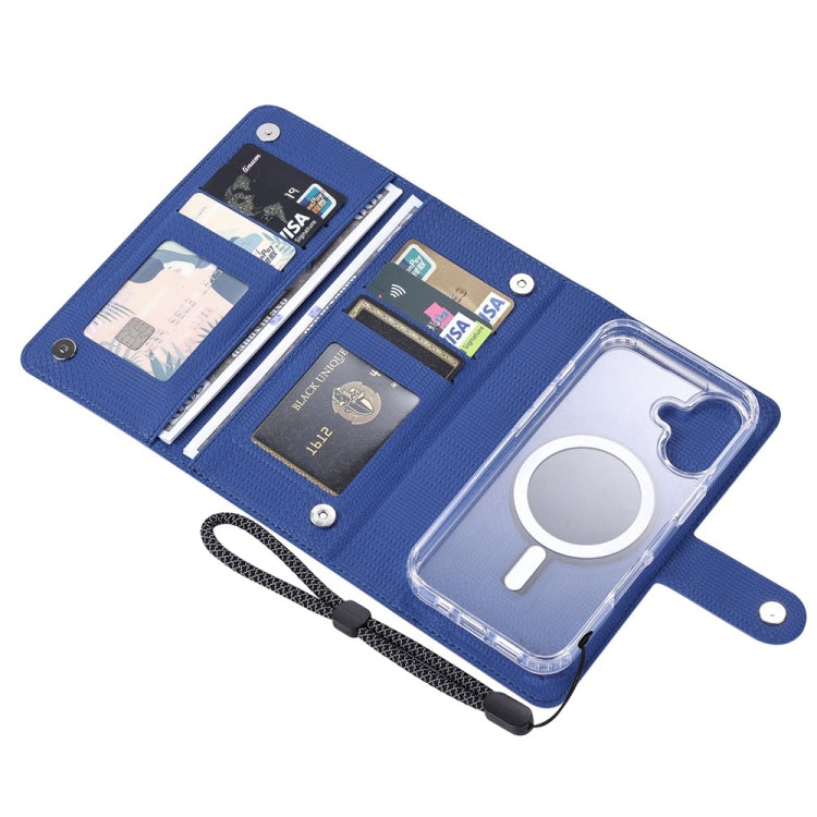 For Samsung Galaxy S24+ 5G ViLi GHA-C Series RFID MagSafe Magnetic Flip Leather Phone Case(Blue) - Galaxy S24+ 5G Cases by ViLi | Online Shopping South Africa | PMC Jewellery | Buy Now Pay Later Mobicred