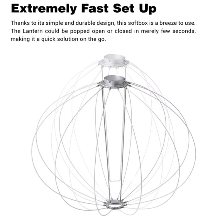 Godox Folding Lantern Softbox Bowens Mount Softbox, Model:CS-50D - free shipping - PMC TechLife - Order now!