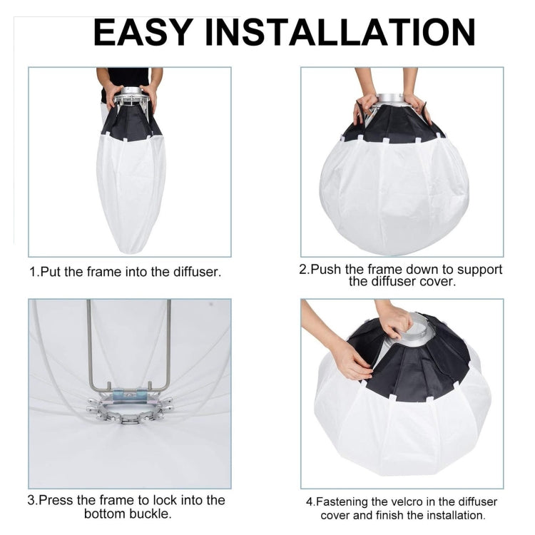 Godox Folding Lantern Softbox Bowens Mount Softbox, Model:CS-50D - free shipping - PMC TechLife - Order now!