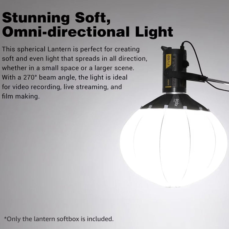 Godox Folding Lantern Softbox Bowens Mount Softbox, Model:CS-85D - free shipping - PMC TechLife - Order now!