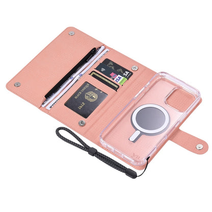 For Samsung Galaxy S24+ 5G ViLi GHB-C Series RFID MagSafe Magnetic Flip Leather Phone Case(Pink) - Galaxy S24+ 5G Cases by ViLi | Online Shopping South Africa | PMC Jewellery | Buy Now Pay Later Mobicred