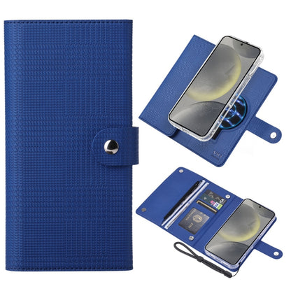 For Samsung Galaxy S24 5G ViLi GHB-C Series RFID MagSafe Magnetic Flip Leather Phone Case(Blue) - Galaxy S24 5G Cases by ViLi | Online Shopping South Africa | PMC Jewellery | Buy Now Pay Later Mobicred