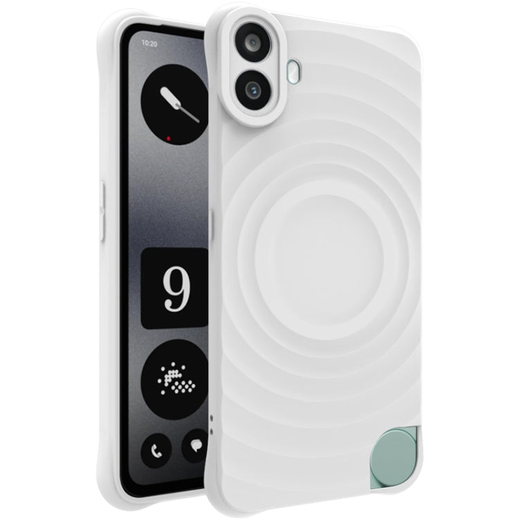 For Nothing CMF Phone 1 IMAK UC-6 Series Manbo Frosting Soft Phone Case(White) - More Brand by imak | Online Shopping South Africa | PMC Jewellery | Buy Now Pay Later Mobicred