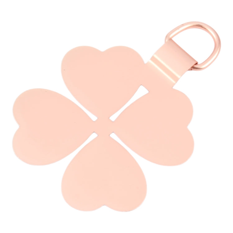 Four-leaf Metal Mobile Phone Lanyard Fixing Gasket(Rose Gold) - free shipping - PMc TechLife - Order now!