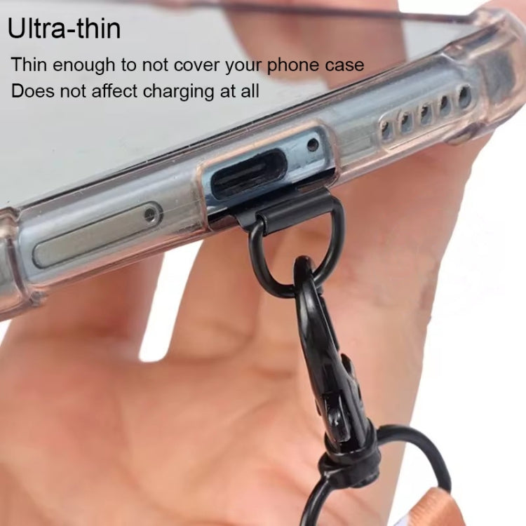 Four-leaf Metal Mobile Phone Lanyard Fixing Gasket(Rose Gold) - free shipping - PMc TechLife - Order now!