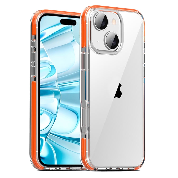 For iPhone 16 Plus TPE Airbag TPU+ PC Full Coverage Phone Case(Orange) - iPhone 16 Plus Cases by PMC TechLife | Online Shopping South Africa | PMC TechLife | Buy Now Pay Later Mobicred