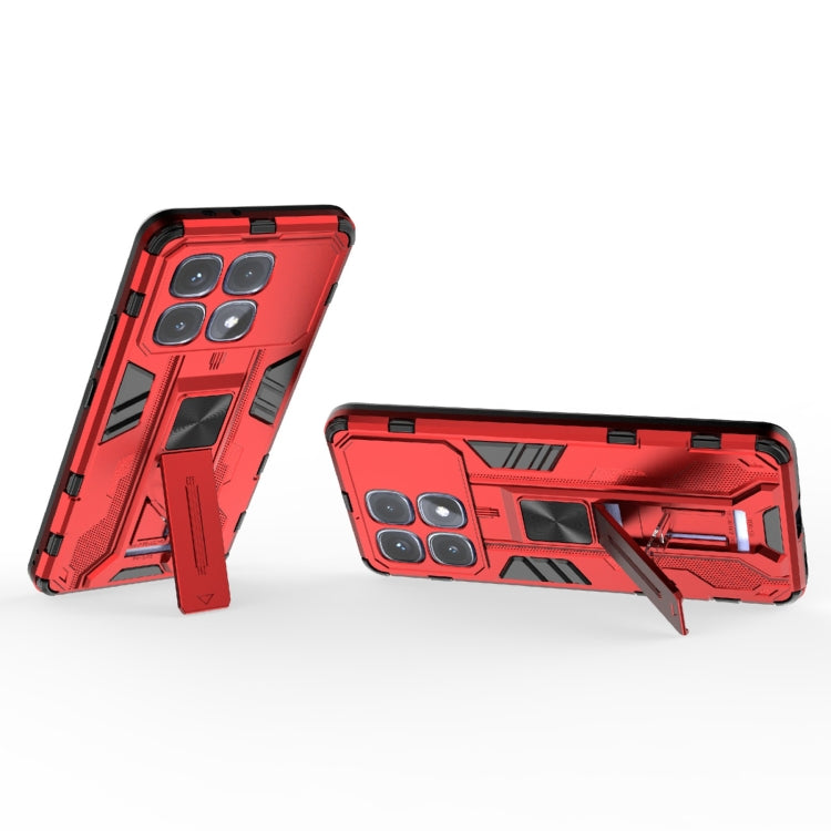 For Redmi K70 Ultra 5G Global Supersonic PC + TPU Holder Phone Case(Red) - Xiaomi Cases by PMC Jewellery | Online Shopping South Africa | PMC Jewellery | Buy Now Pay Later Mobicred