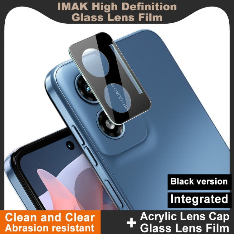 For Motorola Moto G Play 2024 imak High Definition Integrated Glass Lens Film Black Version - Motorola Tempered Glass by imak | Online Shopping South Africa | PMC Jewellery | Buy Now Pay Later Mobicred