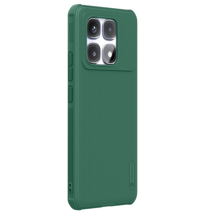 For Redmi K70 Ultra NILLKIN Frosted Shield Pro Magnetic Phone Case(Green) - Xiaomi Cases by NILLKIN | Online Shopping South Africa | PMC Jewellery | Buy Now Pay Later Mobicred