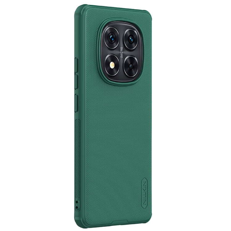 For Redmi Note 14 Pro+ 5G NILLKIN Frosted Shield Pro PC + TPU Phone Case(Green) - Note 14 Pro+ Cases by NILLKIN | Online Shopping South Africa | PMC Jewellery | Buy Now Pay Later Mobicred