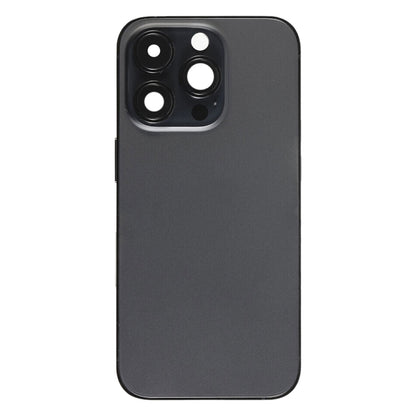 For iPhone 14 Pro Battery Back Cover with Side Keys & Card Tray, Version:US Version(Black) - Back Cover by PMC Jewellery | Online Shopping South Africa | PMC Jewellery | Buy Now Pay Later Mobicred