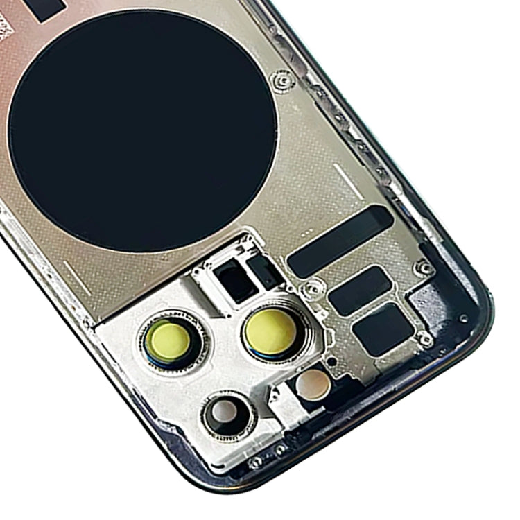 For iPhone 14 Pro Battery Back Cover with Side Keys & Card Tray, Version:US Version(Black) - free shipping - PMC Jewellery - Order now!