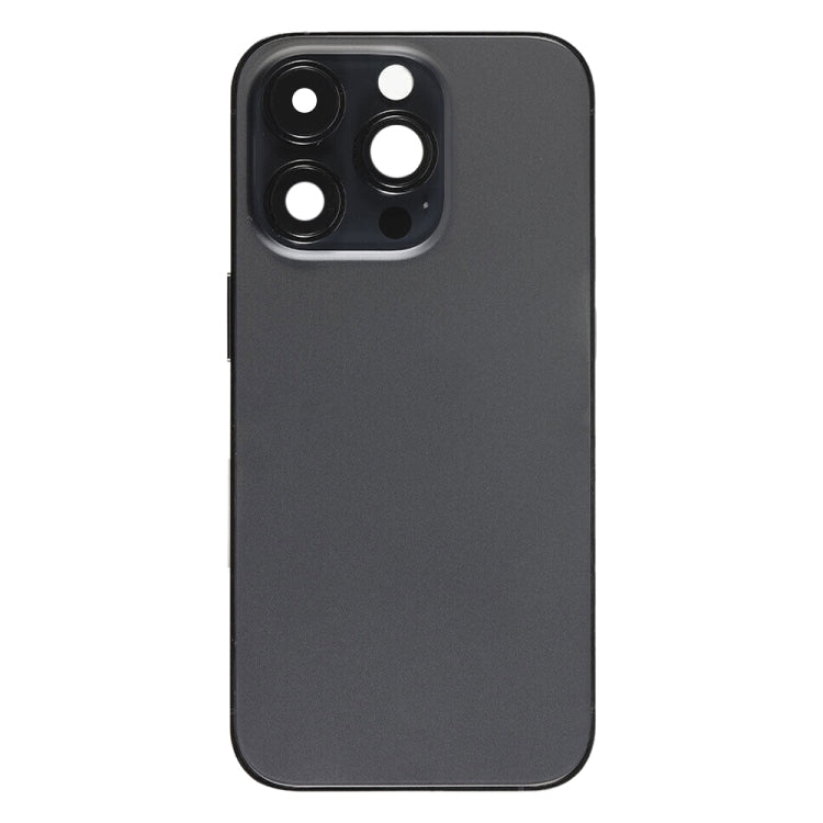 For iPhone 14 Pro Battery Back Cover with Side Keys & Card Tray, Version:China Version(Black) - Back Cover by PMC Jewellery | Online Shopping South Africa | PMC Jewellery | Buy Now Pay Later Mobicred