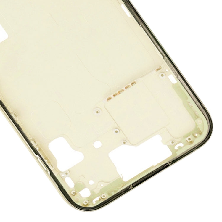 For iPhone 15 Middle Frame Bezel Plate with Side Keys + Card Tray, Version:US Version(Yellow) - LCD Related Parts by PMC Jewellery | Online Shopping South Africa | PMC Jewellery | Buy Now Pay Later Mobicred