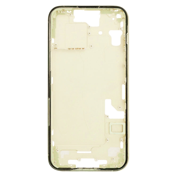 For iPhone 15 Middle Frame Bezel Plate with Side Keys + Card Tray, Version:CE EU Version(Yellow) - LCD Related Parts by PMC Jewellery | Online Shopping South Africa | PMC Jewellery | Buy Now Pay Later Mobicred