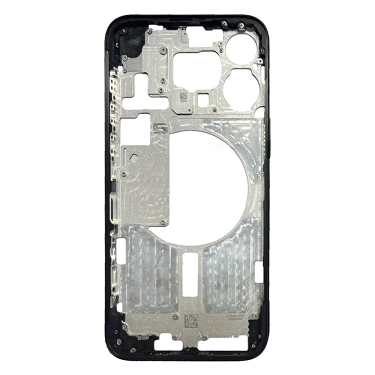 For iPhone 15 Pro Max Middle Frame Bezel Plate with Side Keys + Card Tray, Version:US Version(Black) - LCD Related Parts by PMC Jewellery | Online Shopping South Africa | PMC Jewellery | Buy Now Pay Later Mobicred