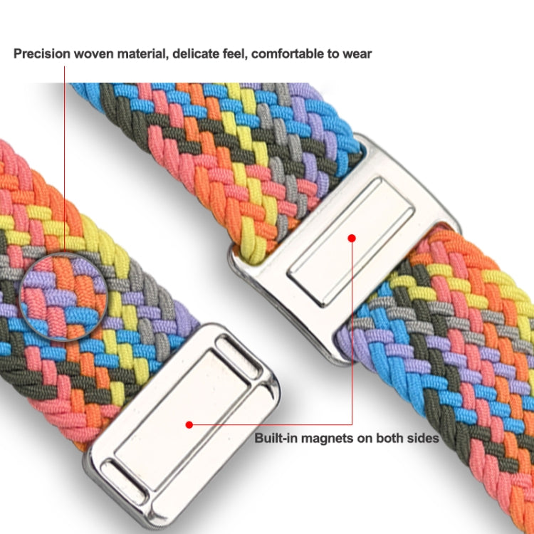 For Samsung Galaxy Watch Ultra 47mm Nylon Loop Magnetic Buckle Watch Band(Light Grey) - Watch Bands by PMC Jewellery | Online Shopping South Africa | PMC Jewellery | Buy Now Pay Later Mobicred