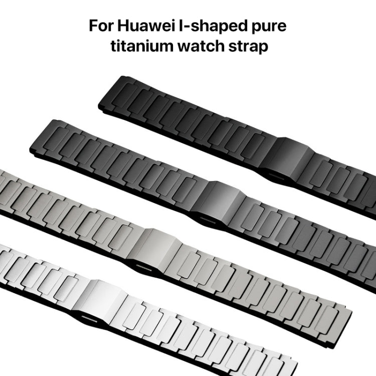 22mm I-shaped Magnetic Buckle Pure Titanium Watch Band(Titanium Silver) - free shipping - PMC TechLife - Order now!