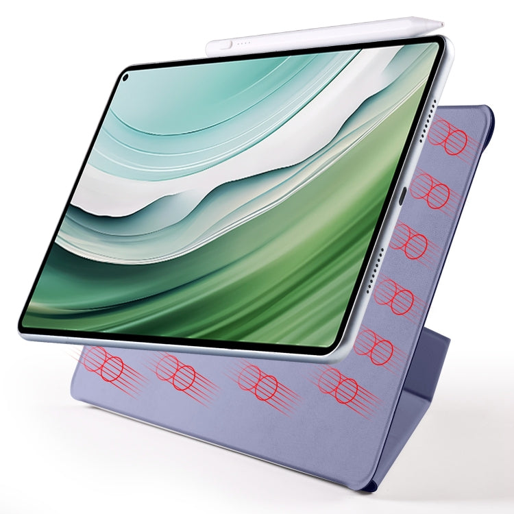 For Honor MagicPad 2 12.3 Fixed Buckle Magnetic Deformation Leather Tablet Case(Lavender Purple) - Honor by PMC TechLife | Online Shopping South Africa | PMC TechLife | Buy Now Pay Later Mobicred