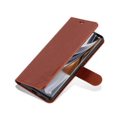 For Redmi K70 Ultra AZNS Sheepskin Texture Flip Leather Phone Case(Brown) - Xiaomi Cases by AZNS | Online Shopping South Africa | PMC Jewellery | Buy Now Pay Later Mobicred